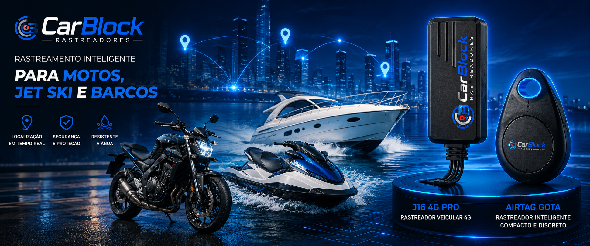 Rastreamento para motos CarBlock