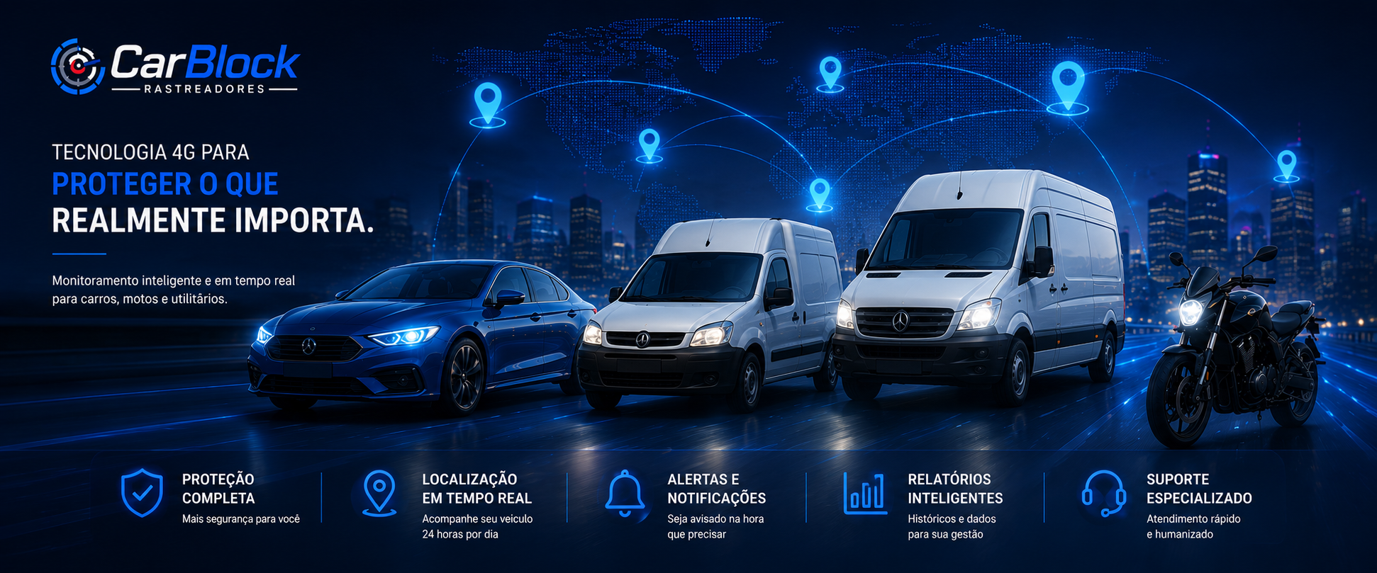 Rastreamento para carros e utilitários CarBlock